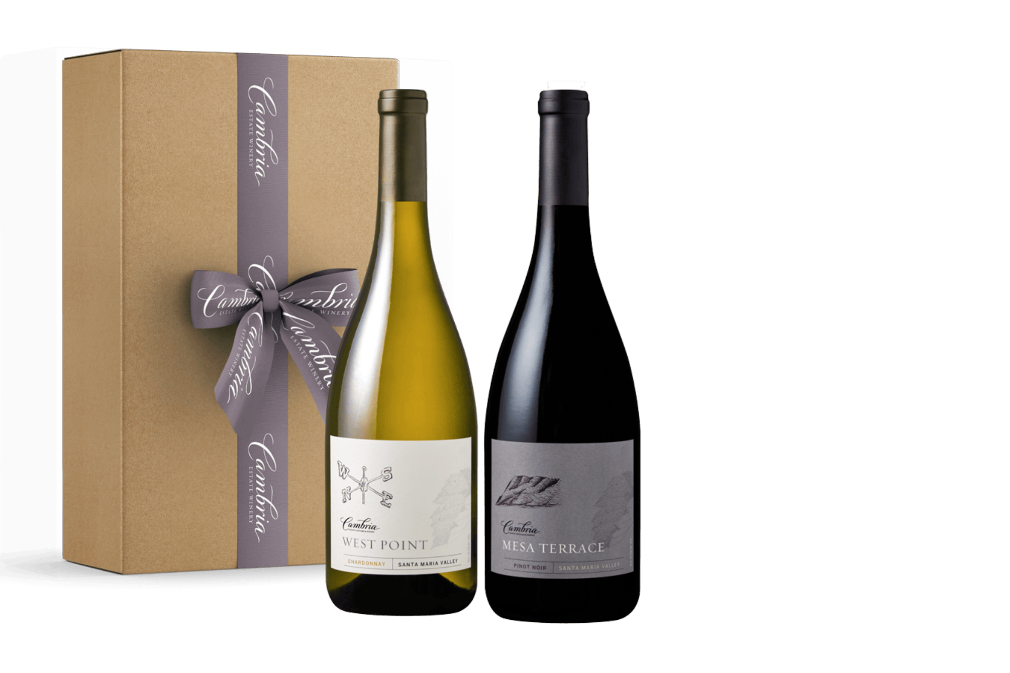 Cambria Merry Red & White Collection wines with gift box